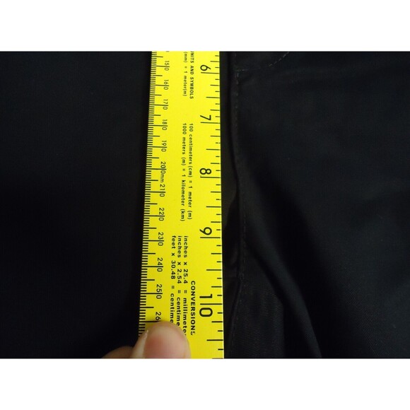 St Johns Bay Comfort Waist Secretly Slender Mid Rise Straight Leg Pants Black 6P - Picture 10 of 12